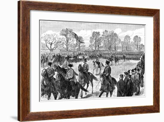 Review in Windsor Great Park of the Troops from the Ashanti War, 1900-G Durand-Framed Giclee Print