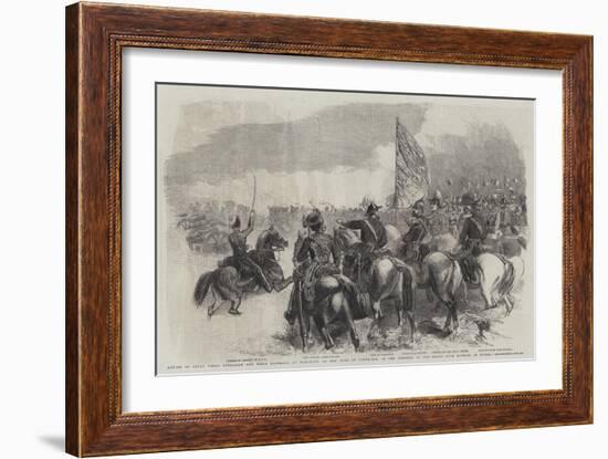 Review of Royal Horse Artillery and Field Batteries at Woolwich-Frederick John Skill-Framed Giclee Print