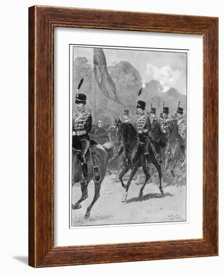 Review of the 1st Yeomanry Brigade by the Queen in Windsor Park, 1894-William Barnes Wollen-Framed Giclee Print