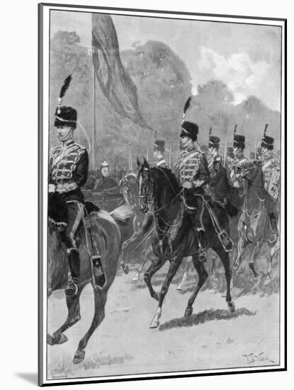 Review of the 1st Yeomanry Brigade by the Queen in Windsor Park, 1894-William Barnes Wollen-Mounted Giclee Print