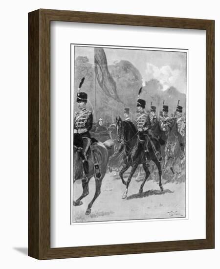 Review of the 1st Yeomanry Brigade by the Queen in Windsor Park, 1894-William Barnes Wollen-Framed Giclee Print