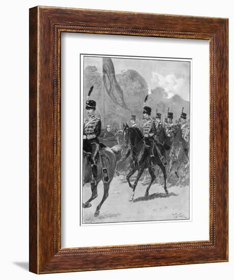 Review of the 1st Yeomanry Brigade by the Queen in Windsor Park, 1894-William Barnes Wollen-Framed Giclee Print