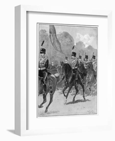 Review of the 1st Yeomanry Brigade by the Queen in Windsor Park, 1894-William Barnes Wollen-Framed Giclee Print