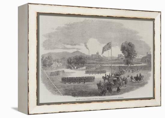 Review of the Cumberland Rifle Volunteers in Rickerby Park, Carlisle-null-Framed Premier Image Canvas