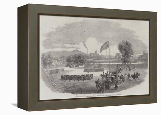 Review of the Cumberland Rifle Volunteers in Rickerby Park, Carlisle-null-Framed Premier Image Canvas