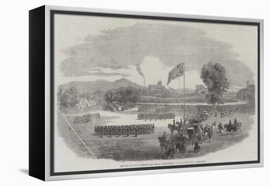 Review of the Cumberland Rifle Volunteers in Rickerby Park, Carlisle-null-Framed Premier Image Canvas