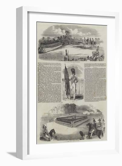 Review of the Grenadier Guards in Hyde Park-null-Framed Giclee Print