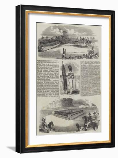 Review of the Grenadier Guards in Hyde Park-null-Framed Giclee Print