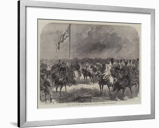 Review of the Guards and Volunteers Last Saturday, on Wimbledon Common-null-Framed Giclee Print