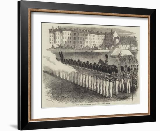 Review of the Honourable Artillery Company, on Her Majesty's Birthday-null-Framed Giclee Print