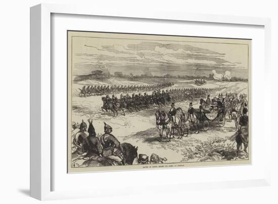 Review of Troops before the Queen, at Chobham-Charles Robinson-Framed Giclee Print