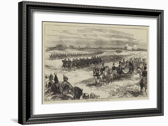 Review of Troops before the Queen, at Chobham-Charles Robinson-Framed Giclee Print