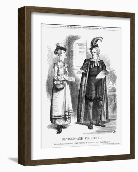 Revised-And Corrected, 1868-John Tenniel-Framed Giclee Print