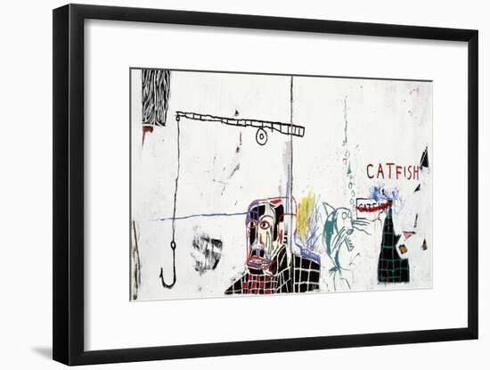 Revised Undiscovered Genius of the Mississippi Delta-Jean-Michel Basquiat-Framed Premium Giclee Print