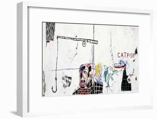 Revised Undiscovered Genius of the Mississippi Delta-Jean-Michel Basquiat-Framed Premium Giclee Print