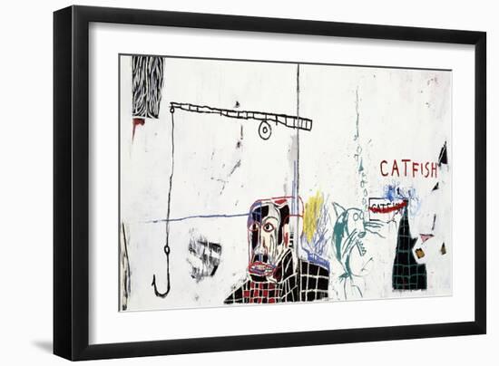 Revised Undiscovered Genius of the Mississippi Delta-Jean-Michel Basquiat-Framed Premium Giclee Print