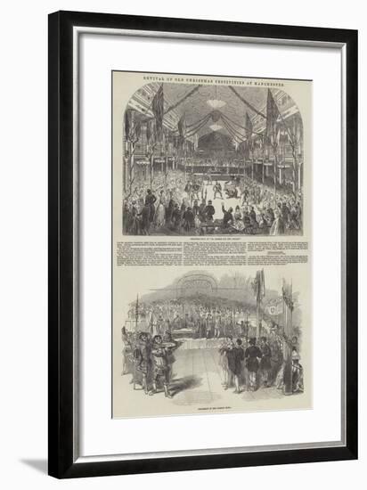 Revival of Old Christmas Festivities at Manchester-null-Framed Giclee Print