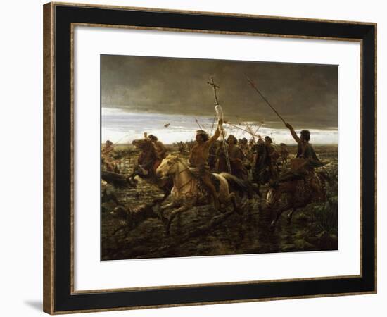 Revolt of Indians Against Church-null-Framed Giclee Print