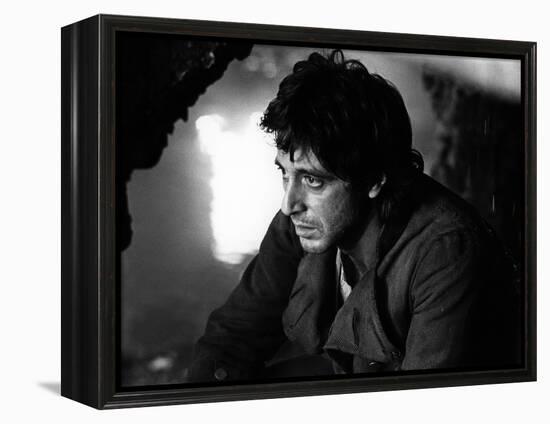 REVOLUTION by HUGHHUDSON with Al Pacino, 1985 (b/w photo)-null-Framed Stretched Canvas