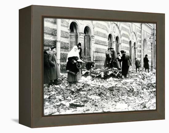 Revolution in St. Petersburg, February 1917-null-Framed Premier Image Canvas