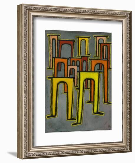 Revolution of the Viaduct, 1937-Paul Klee-Framed Giclee Print