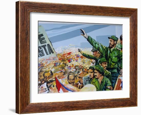 Revolutionary Art, Museum of the Revolution, Havana, Cuba-Bruno Barbier-Framed Photographic Print