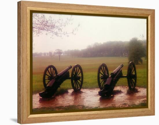 Revolutionary Cannons at Valley Forge-Henry Groskinsky-Framed Premier Image Canvas