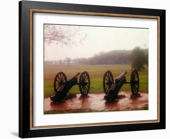 Revolutionary Cannons at Valley Forge-Henry Groskinsky-Framed Photographic Print