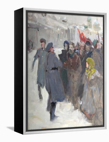 Revolutionary Demonstration, 1906-Valentin Alexandrovich Serov-Framed Premier Image Canvas