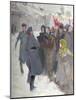 Revolutionary Demonstration, 1906-Valentin Alexandrovich Serov-Mounted Giclee Print