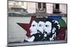Revolutionary Mural Painted on Wall, Havana Centro, Havana, Cuba, West Indies, Central America-Lee Frost-Mounted Photographic Print