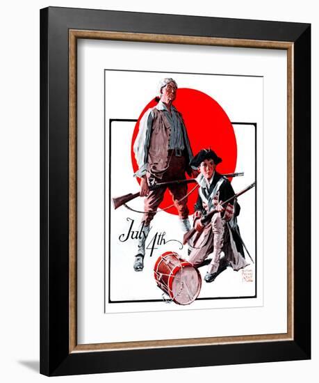 "Revolutionary Soldiers,"July 4, 1925-William Meade Prince-Framed Giclee Print