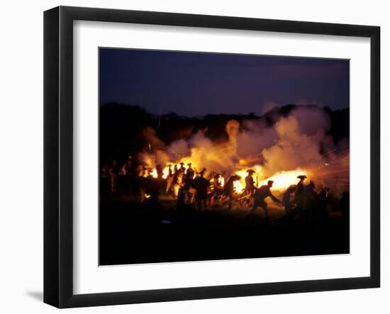 Revolutionary War Reenactment, Patowmack Canal, Potomac, Virginia, USA-Kenneth Garrett-Framed Photographic Print