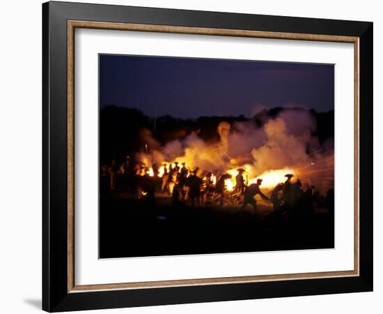 Revolutionary War Reenactment, Patowmack Canal, Potomac, Virginia, USA-Kenneth Garrett-Framed Photographic Print