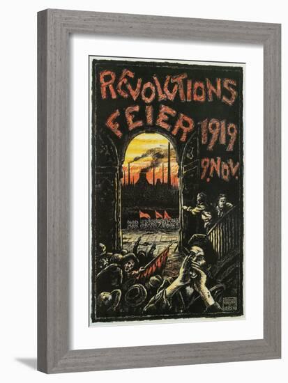 Revolutions Feier Poster-null-Framed Giclee Print