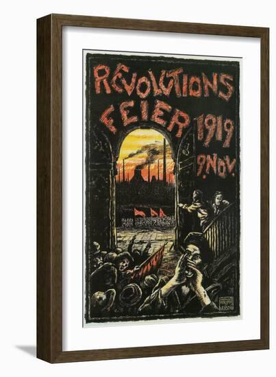 Revolutions Feier Poster-null-Framed Giclee Print