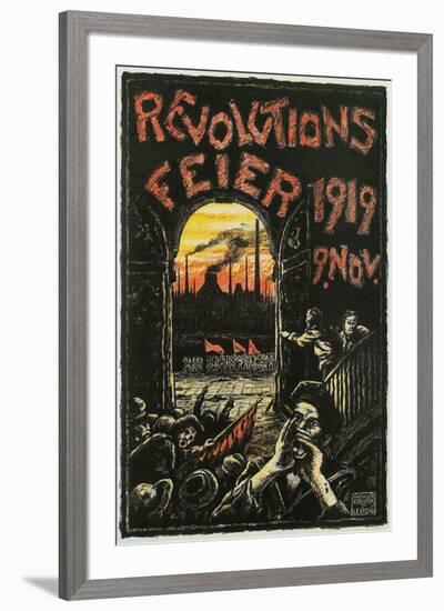 Revolutions Feier Poster-null-Framed Giclee Print