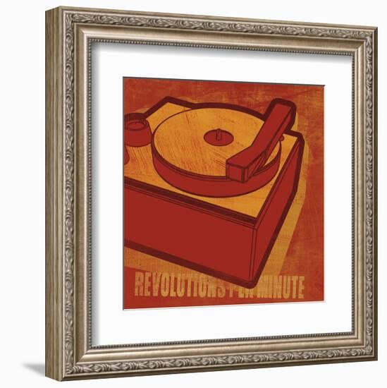 Revolutions per Minute-John W^ Golden-Framed Art Print