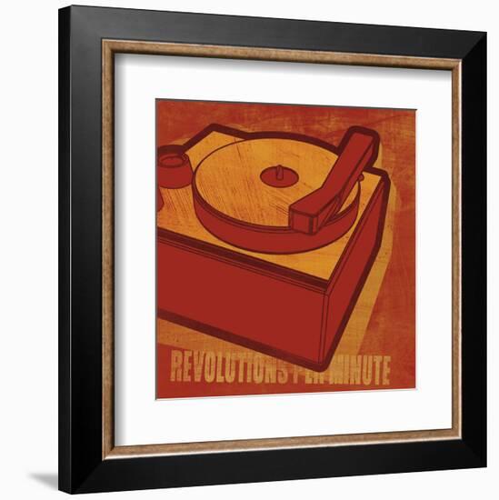 Revolutions per Minute-John W^ Golden-Framed Art Print