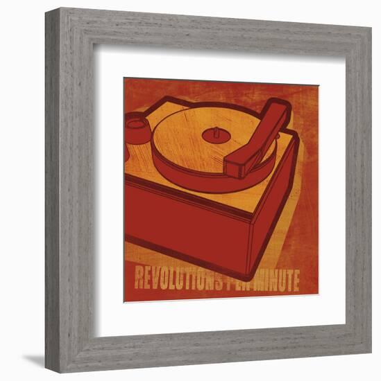 Revolutions per Minute-John W^ Golden-Framed Art Print