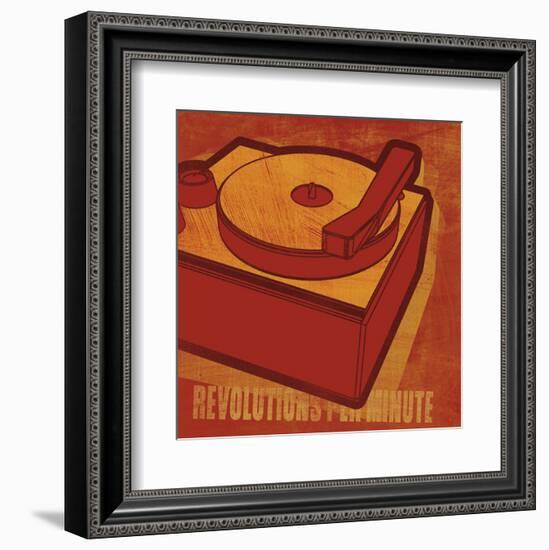 Revolutions per Minute-John W^ Golden-Framed Art Print
