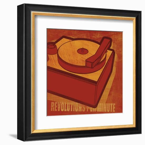 Revolutions per Minute-John W^ Golden-Framed Art Print