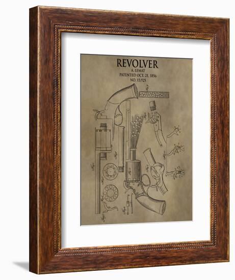 Revolver. 1856-Dan Sproul-Framed Art Print