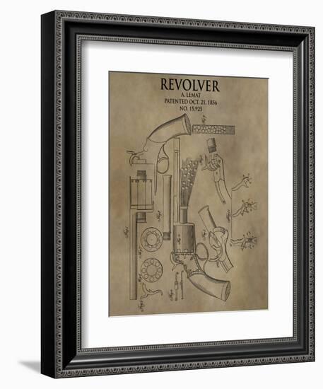 Revolver. 1856-Dan Sproul-Framed Art Print