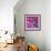 Revolver Pinks-Abstract Graffiti-Framed Giclee Print displayed on a wall