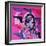 Revolver Pinks-Abstract Graffiti-Framed Giclee Print