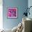 Revolver Pinks-Abstract Graffiti-Framed Giclee Print displayed on a wall