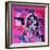 Revolver Pinks-Abstract Graffiti-Framed Giclee Print