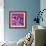 Revolver Pinks-Abstract Graffiti-Framed Giclee Print displayed on a wall