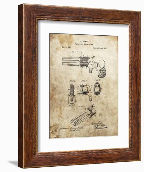 Revolving Fire Arms, 1874-Dan Sproul-Framed Art Print